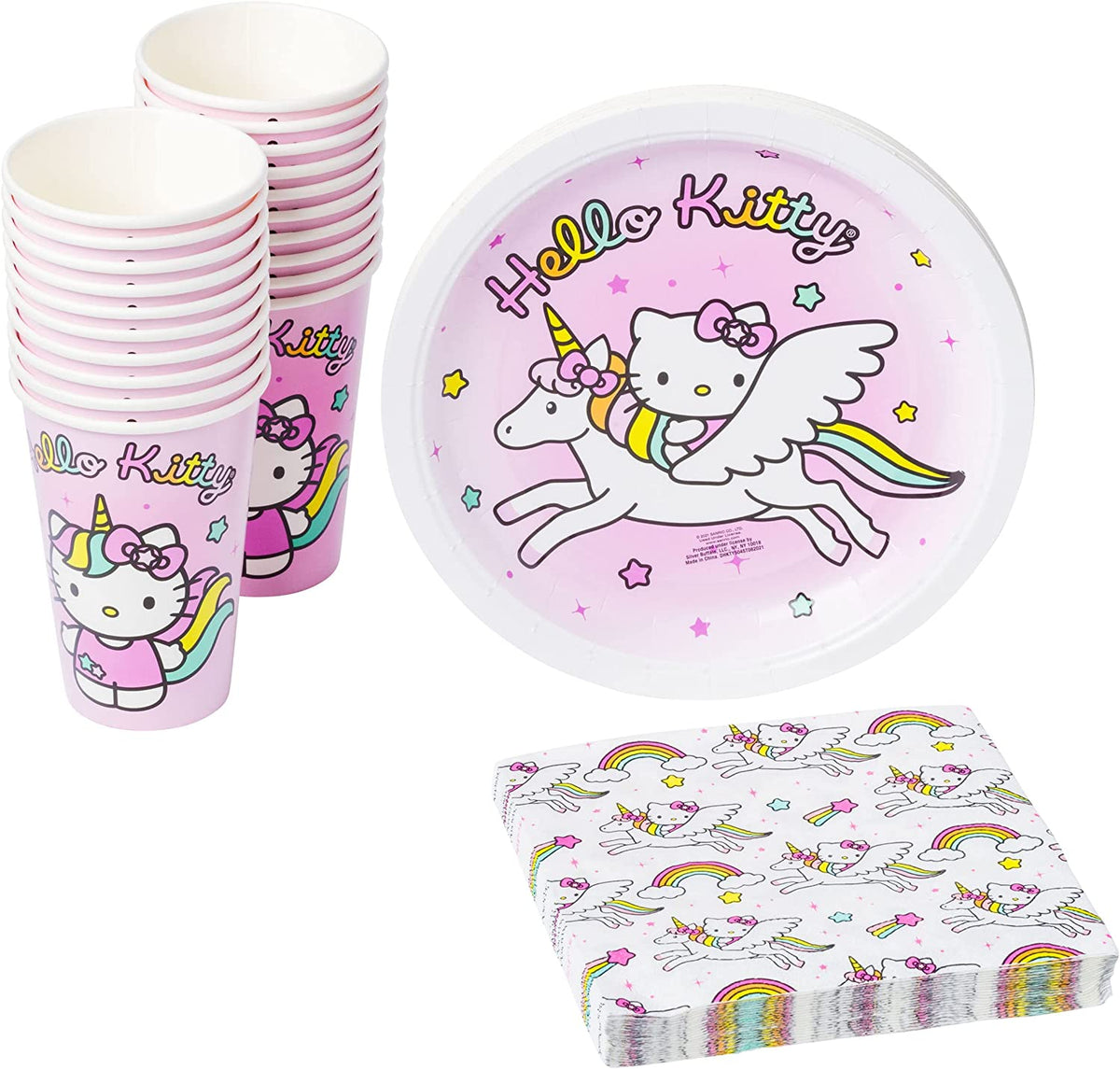 Unicorno Arcobaleno party - Kit Large per 12/16 prs – Honey Baby Store