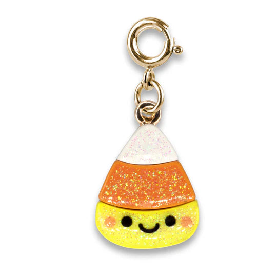 Gold Glitter Candy Corn Charm