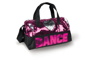 Sequin Dance Heart Duffle