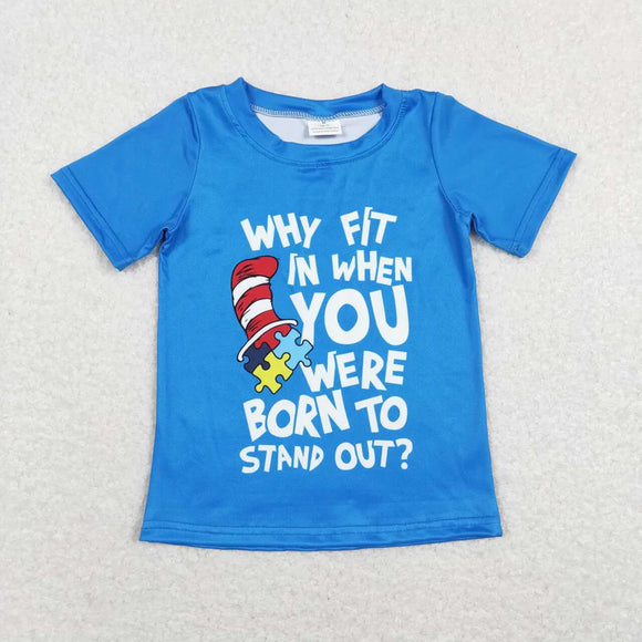 Dr. Seuss Why fit in when you were born to stand out T-shirt